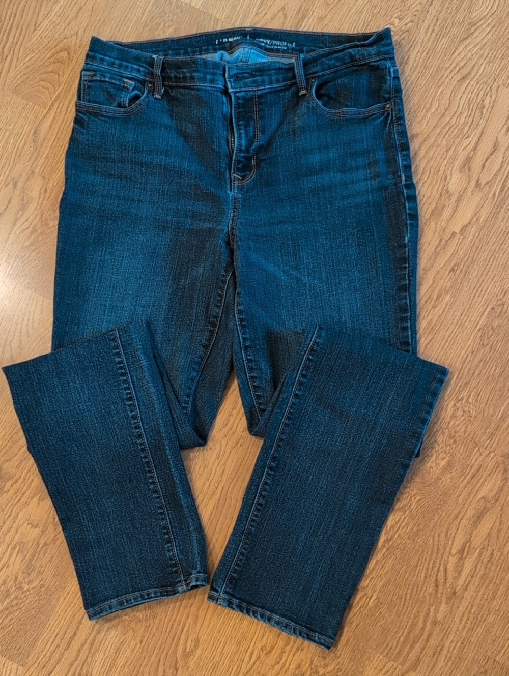 Old Navy Classic Women's Dark Blue Straight-Leg Jeans